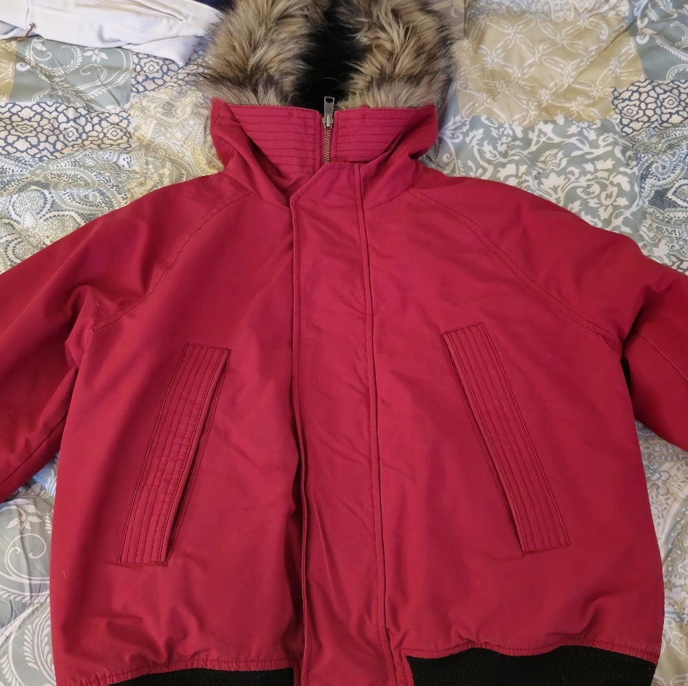Men's GAP Hooded Bomber Jacket (Size Medium)